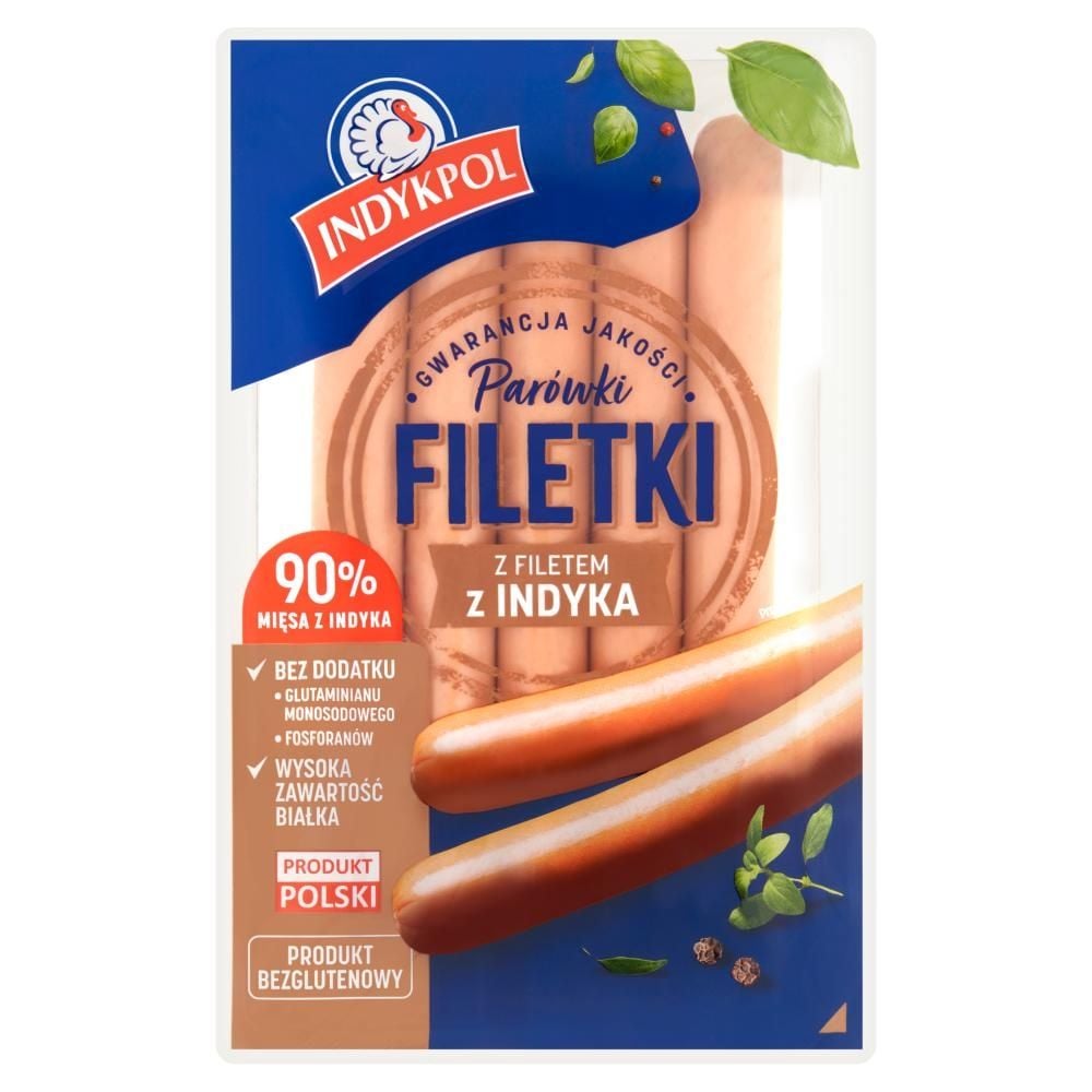 Indykpol Parówki filetki z filetem z indyka 200 g