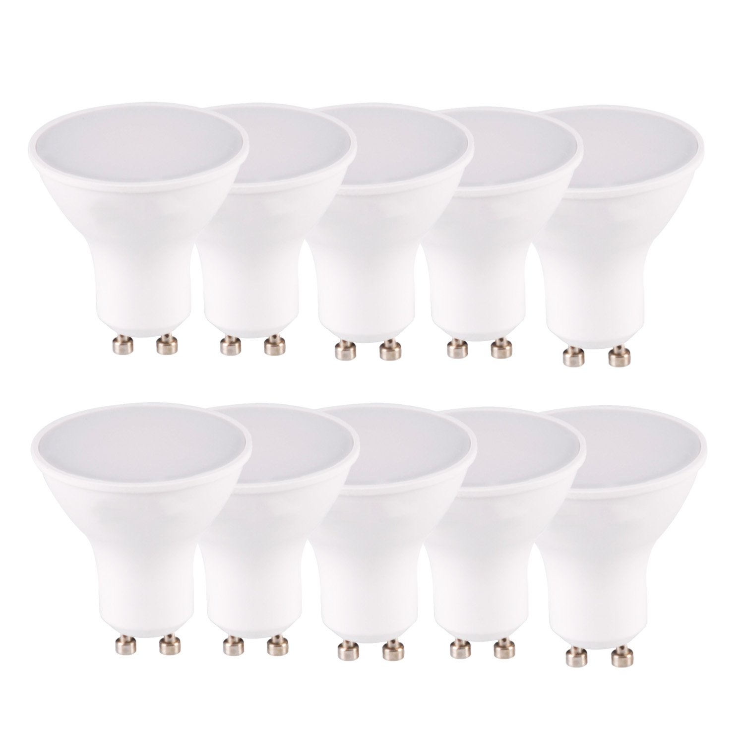 Komplet 10 żarówek LED Sanico Goldlux, GU10, 4,9 W, barwa neutralna