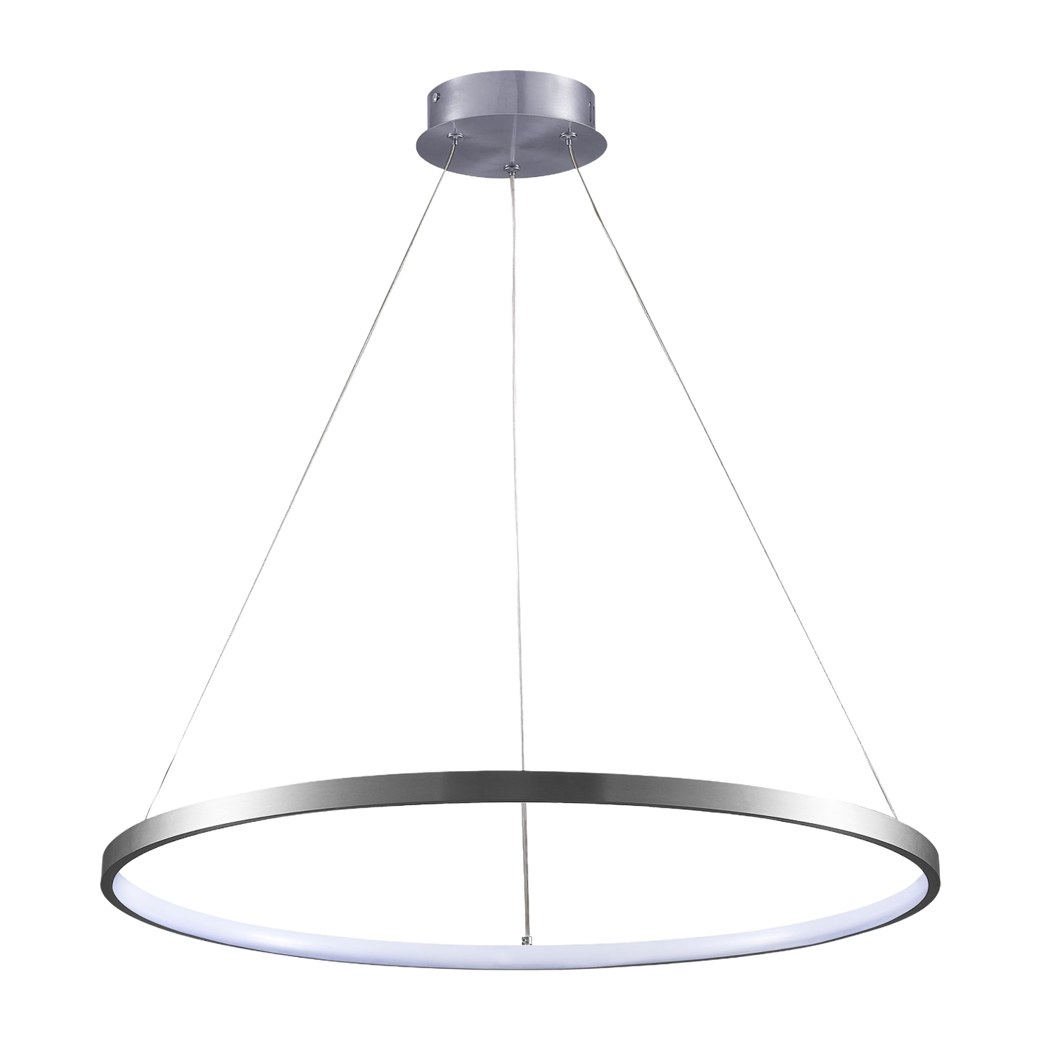 Lampa wisząca LED Sanico Goldlux Lea 1, 20 W, 4000K, srebrna