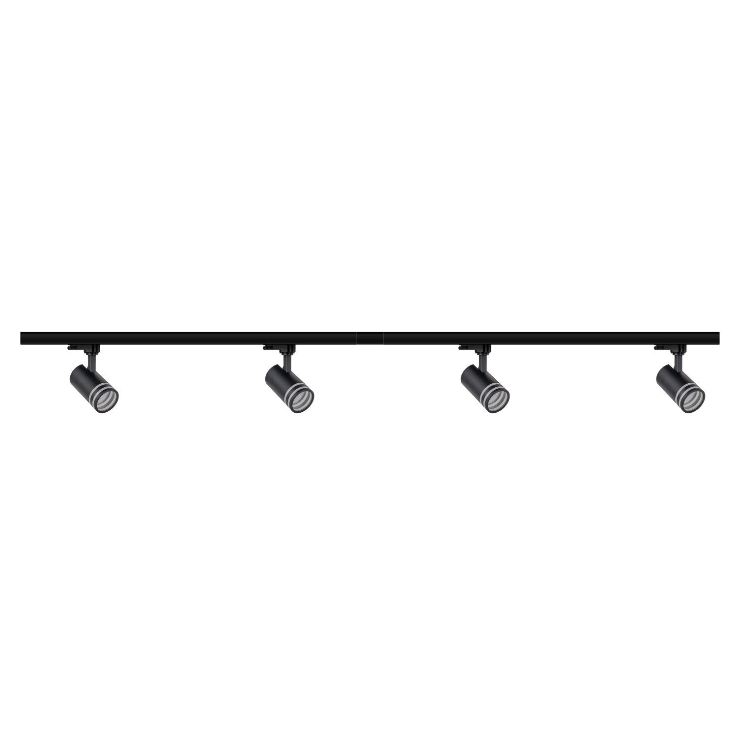 Lampa sufitowa Sanico Goldlux Milano 4 x GU10, na szynie, 2 x 1 m, czarna