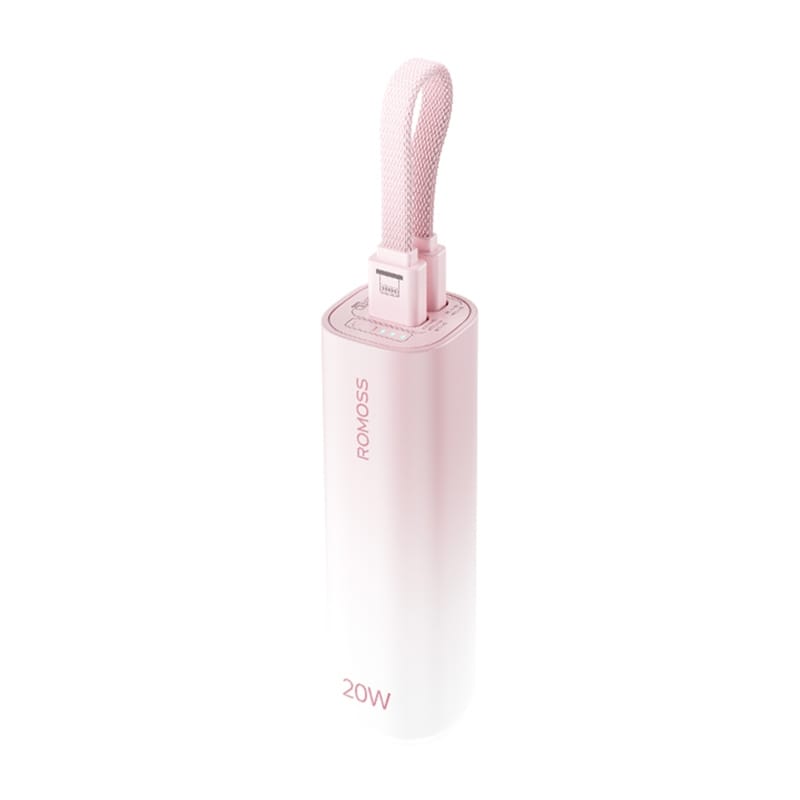 Mini Powerbank Romoss PSC05C 5000mAh 10,5W (różowy)