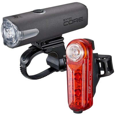 Zestaw lampek rowerowych CATEYE Sync Core HL-NW100RC Sync Kinetic TL-NW100K