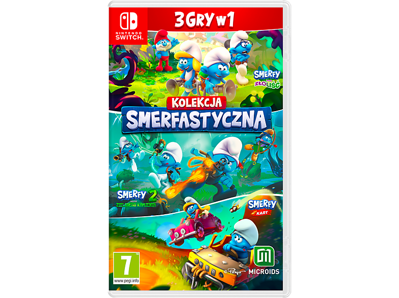 Nintendo Switch PLAION Smerfy - Smerfastyczna Kolekcja 3w1