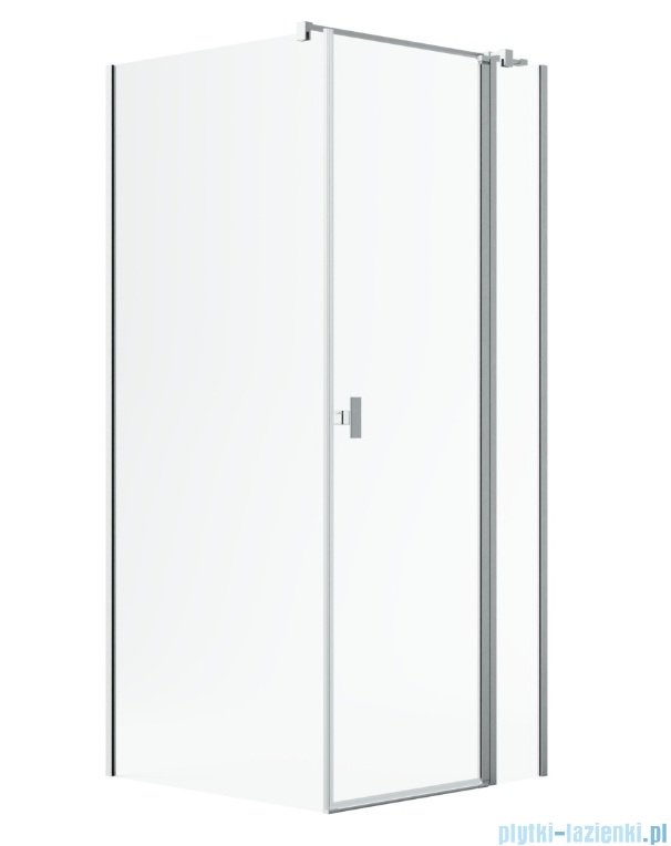 Radaway Nes Kdj II Brushed Nickel kabina 80x100cm prawa szczotkowany nikiel 10032080-91-01R/10039100-01-01