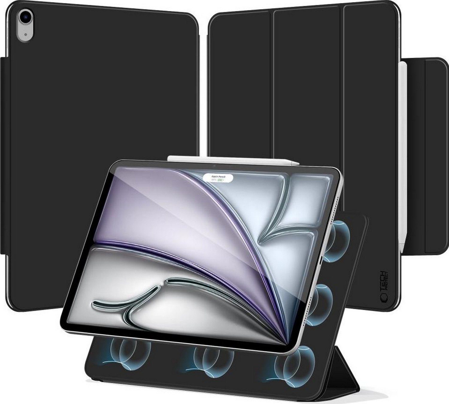 Tech-Protect Smartcase Magnetic do iPad Air 13” 1 / 2 / 2024-2025 czarne 5906302363247