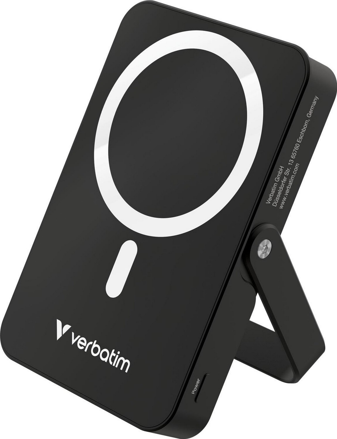 Verbatim Charge n Go 10000mAh z podstawką Magnetic Wireless 20 W Czarny