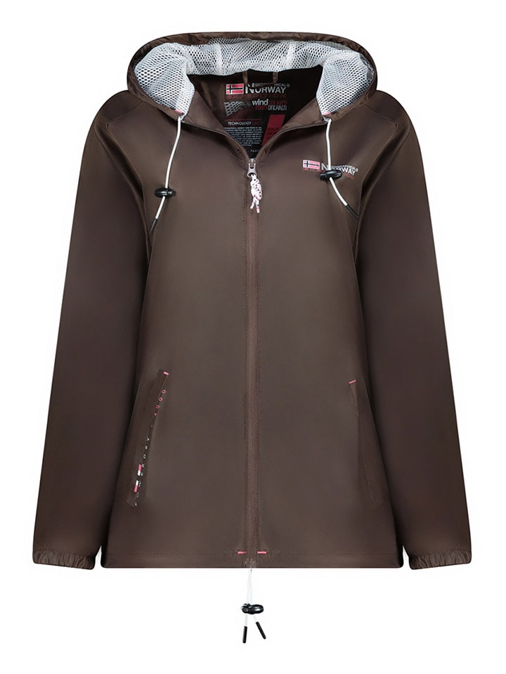 Geographical Norway Kurtka przejściowa w kolorze brązowym