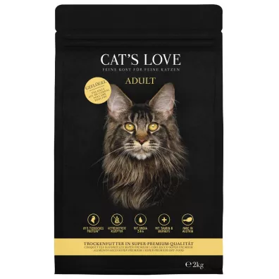 Cats Love Geflugel - sucha karma dla kota bez zbóż z drobiem 2 kg