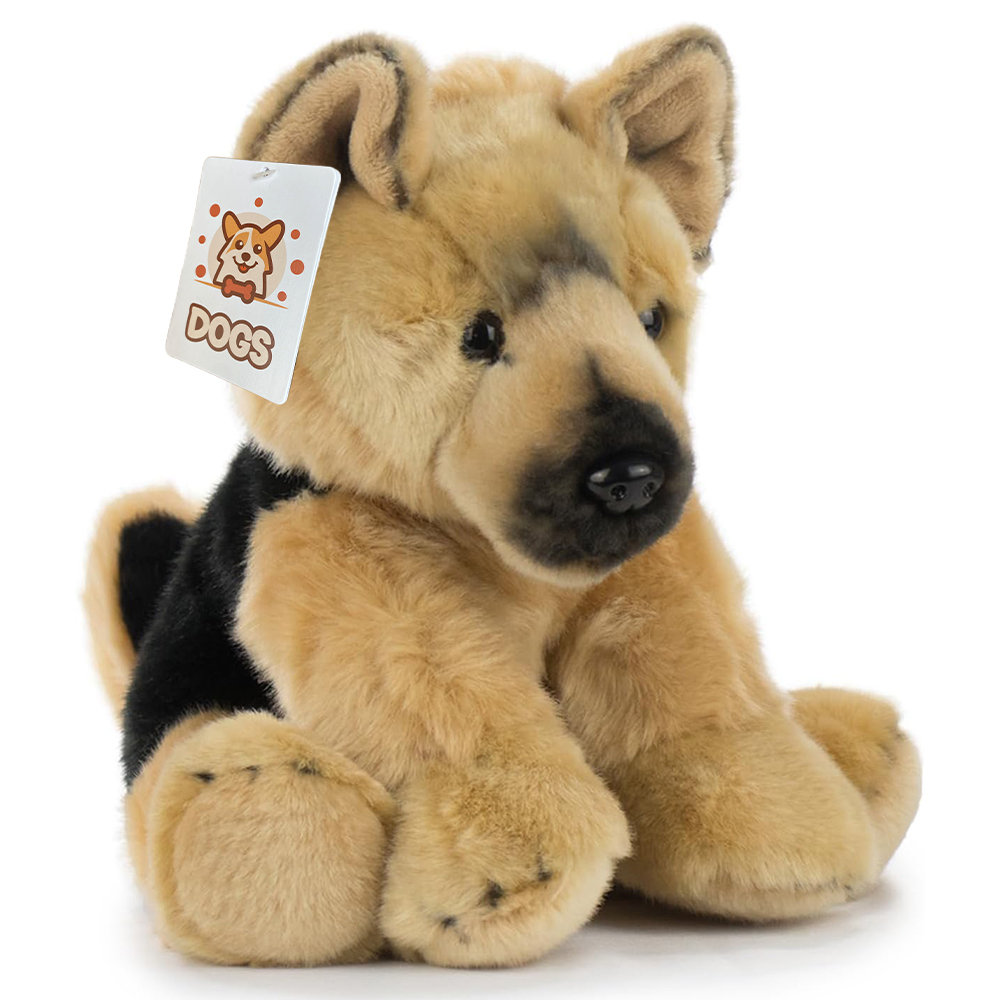 Maskotka Owczarek Niemiecki 24 cm Piesek Pluszowy Premium Pies Pluszak
