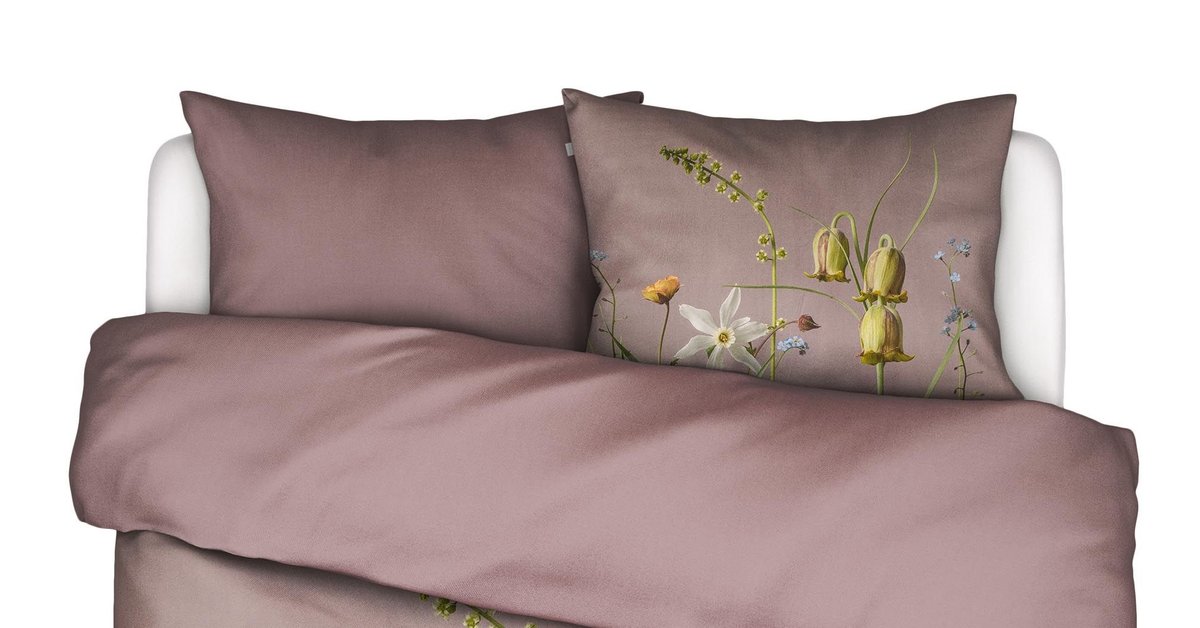 Essenza Komplet 2 poszewek na poduszki Ficaria 70x80cm różowy