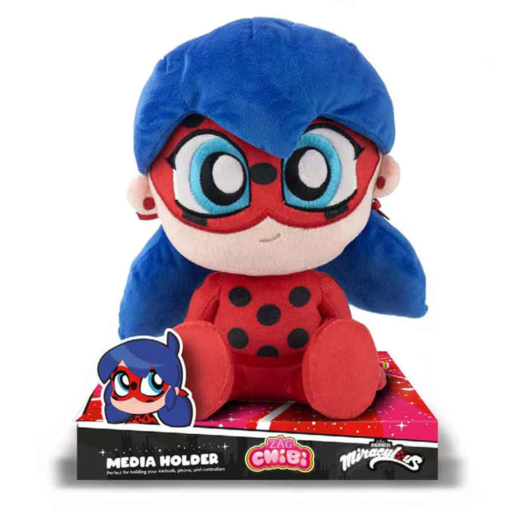 Miraculum Biedronka i Czarny Kot Oryginalna Maskotka Biedronka 24 cm w Kartoniku