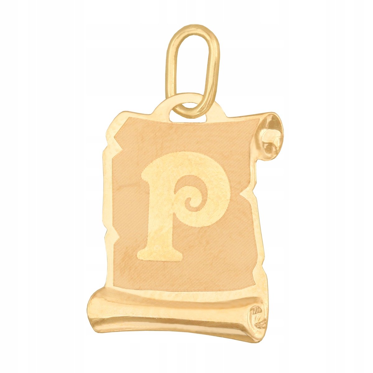 Złota Zawieszka Literka Papirus 585 0.50 g