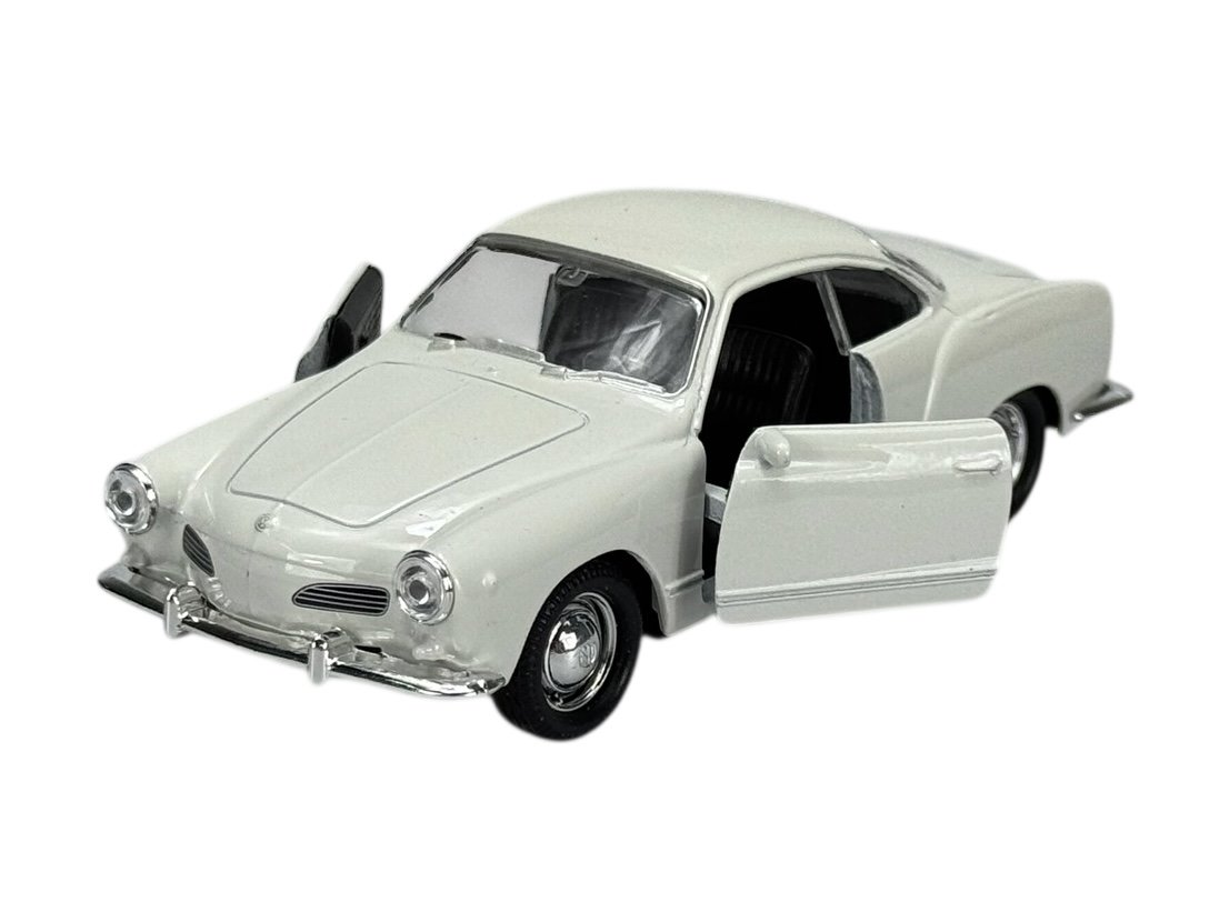 WELLY OLD TIMER VW VOLKSWAGEN KARMANN GHIA COUPE BIAŁY 1:34 SAMOCHÓD NOWY METALOWY MODEL