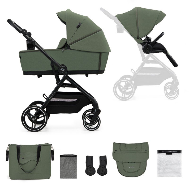 Kinderkraft YOXI Wózek wielofunkcyjny zestaw 2w1 Mystic Green