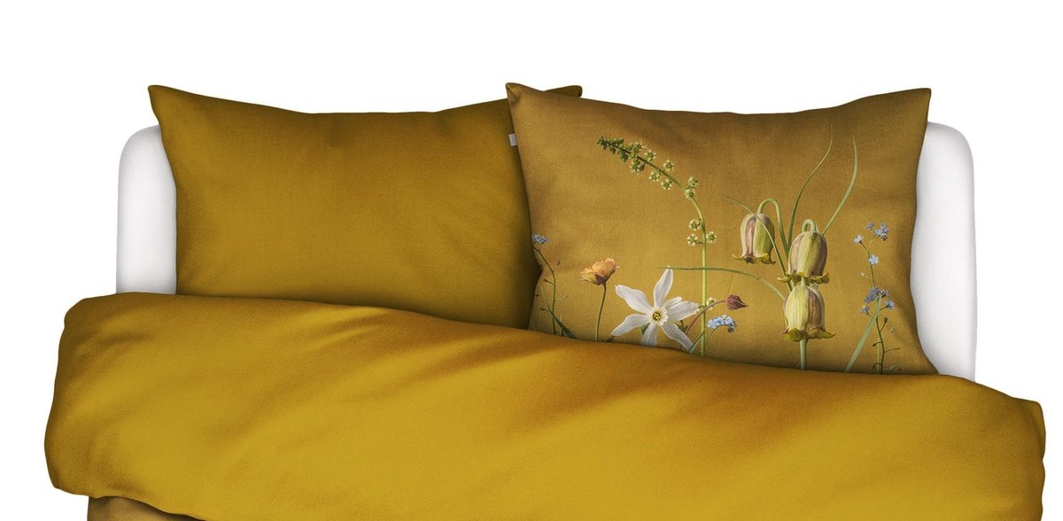 Essenza Komplet 2 poszewek na poduszki Ficaria 70x80cm żółty