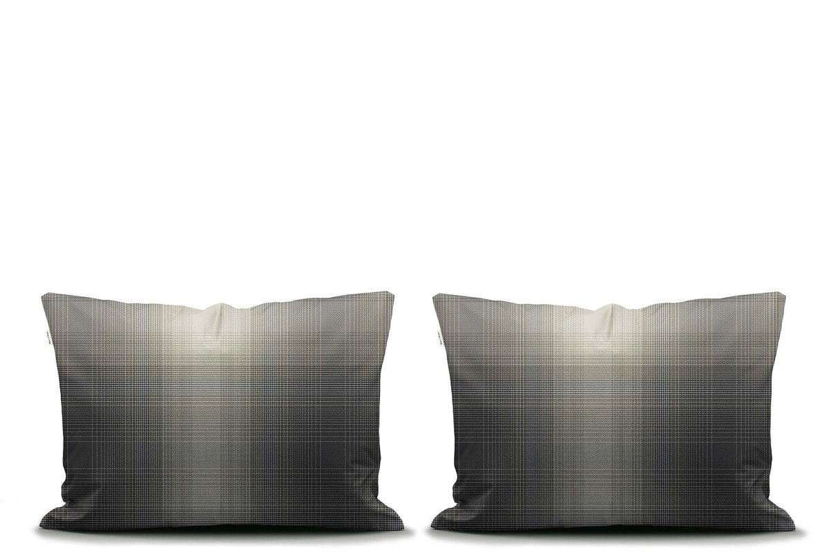 Marc O'Polo Komplet 2 poszewek na poduszki Phia 70x80cm czarny