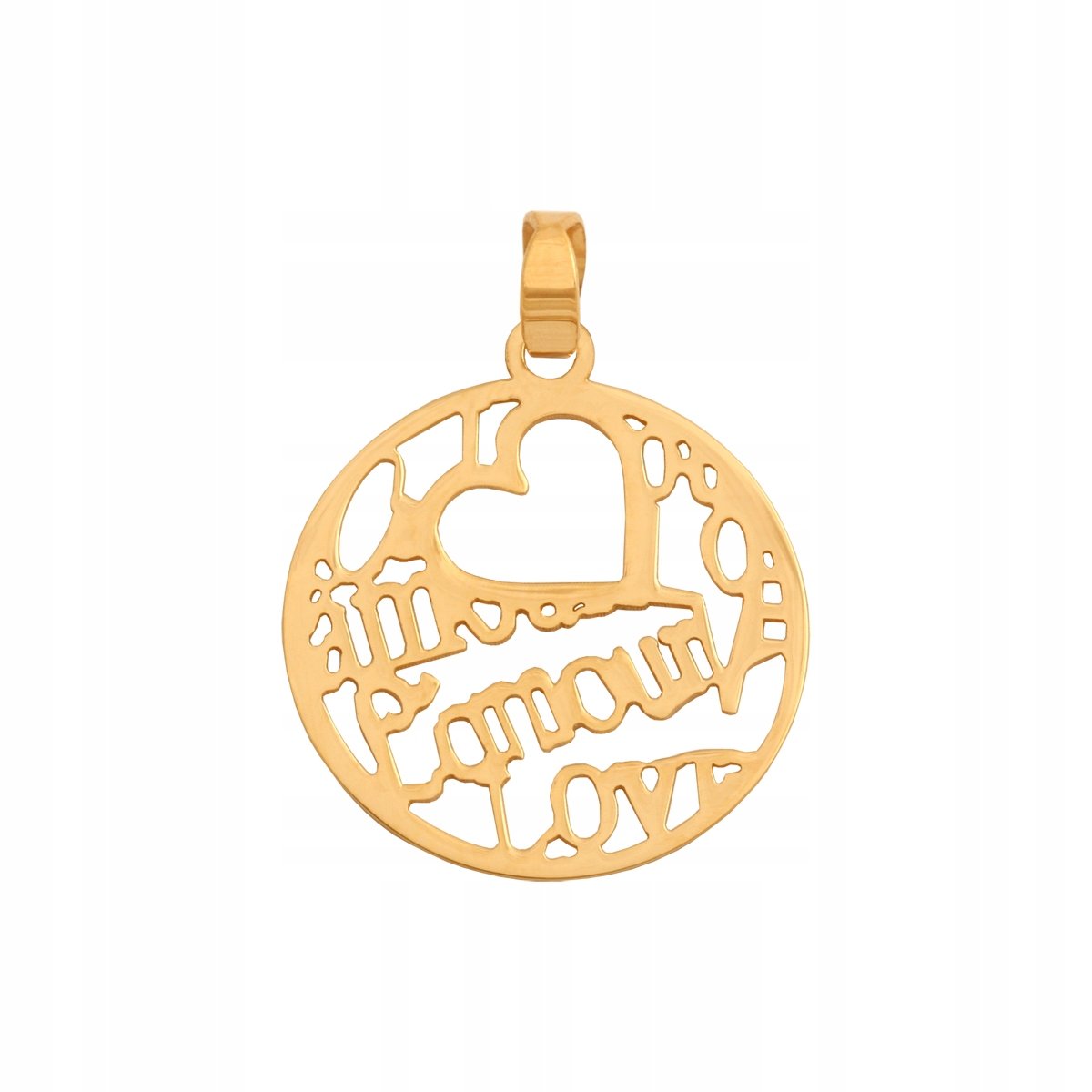 Złota Zawieszka SERCE 585 0.65 g DZIEŃ KOBIET