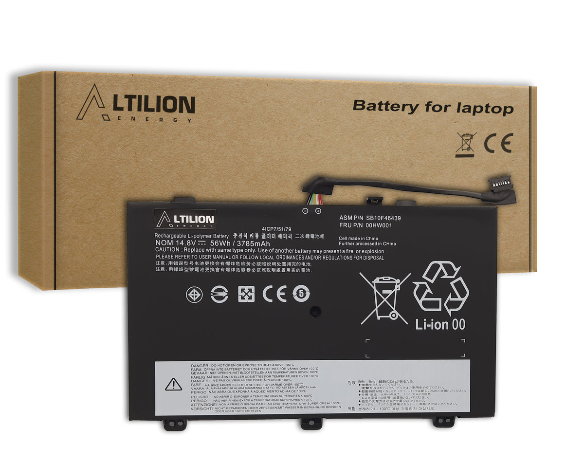 Bateria 00HW001 00HW000 do Lenovo ThinkPad Yoga 14