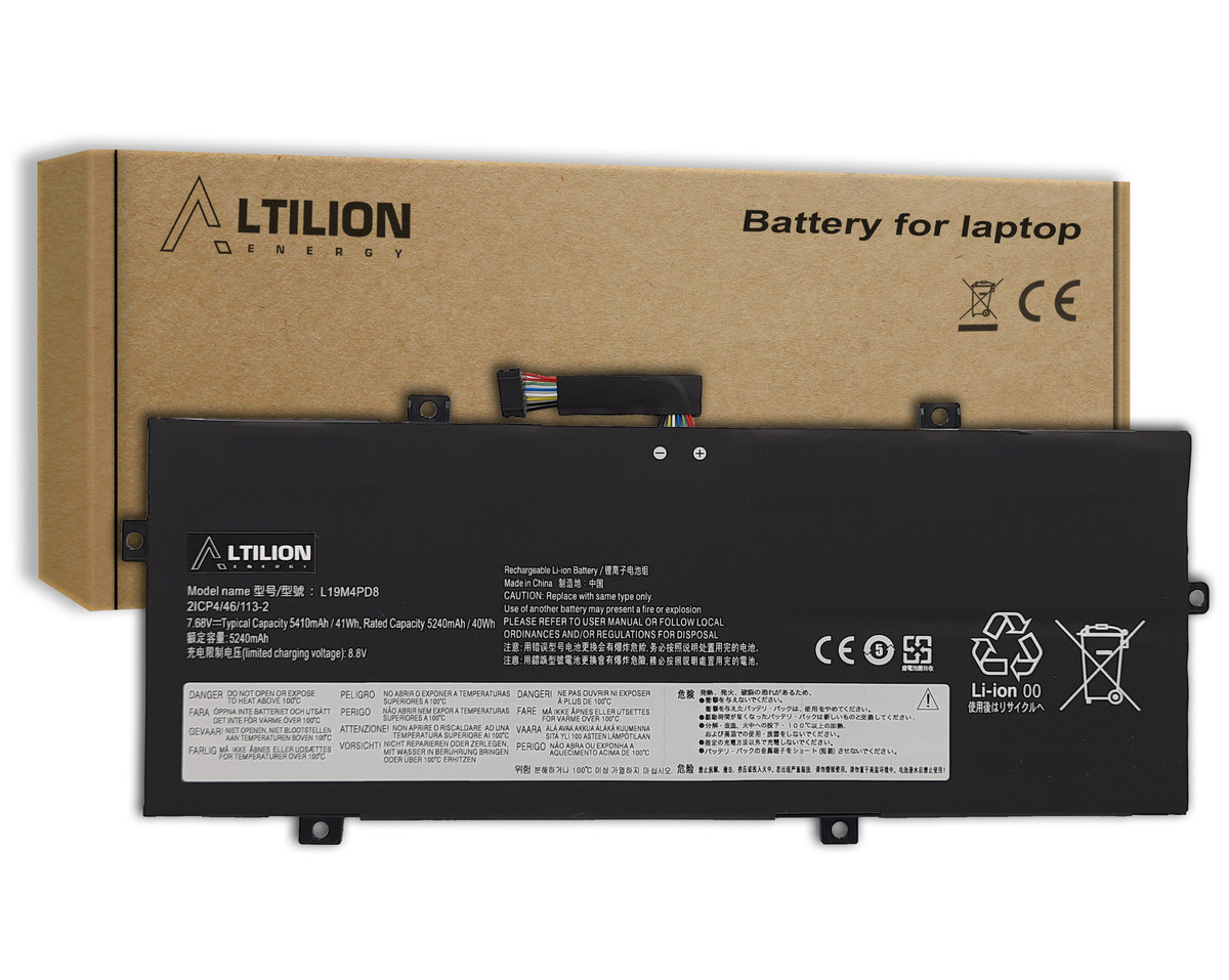 Bateria L19M4PD8 L19C4PD8 do Lenovo Yoga Duet 7-13IML05