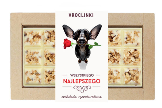 Czekolada biała z orzechami laskowymi - Wszystkiego najlepszego