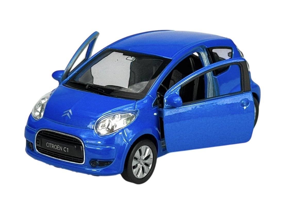 WELLY CITROEN C1 NIEBIESKI 1:34 SAMOCHÓD NOWY METALOWY MODEL