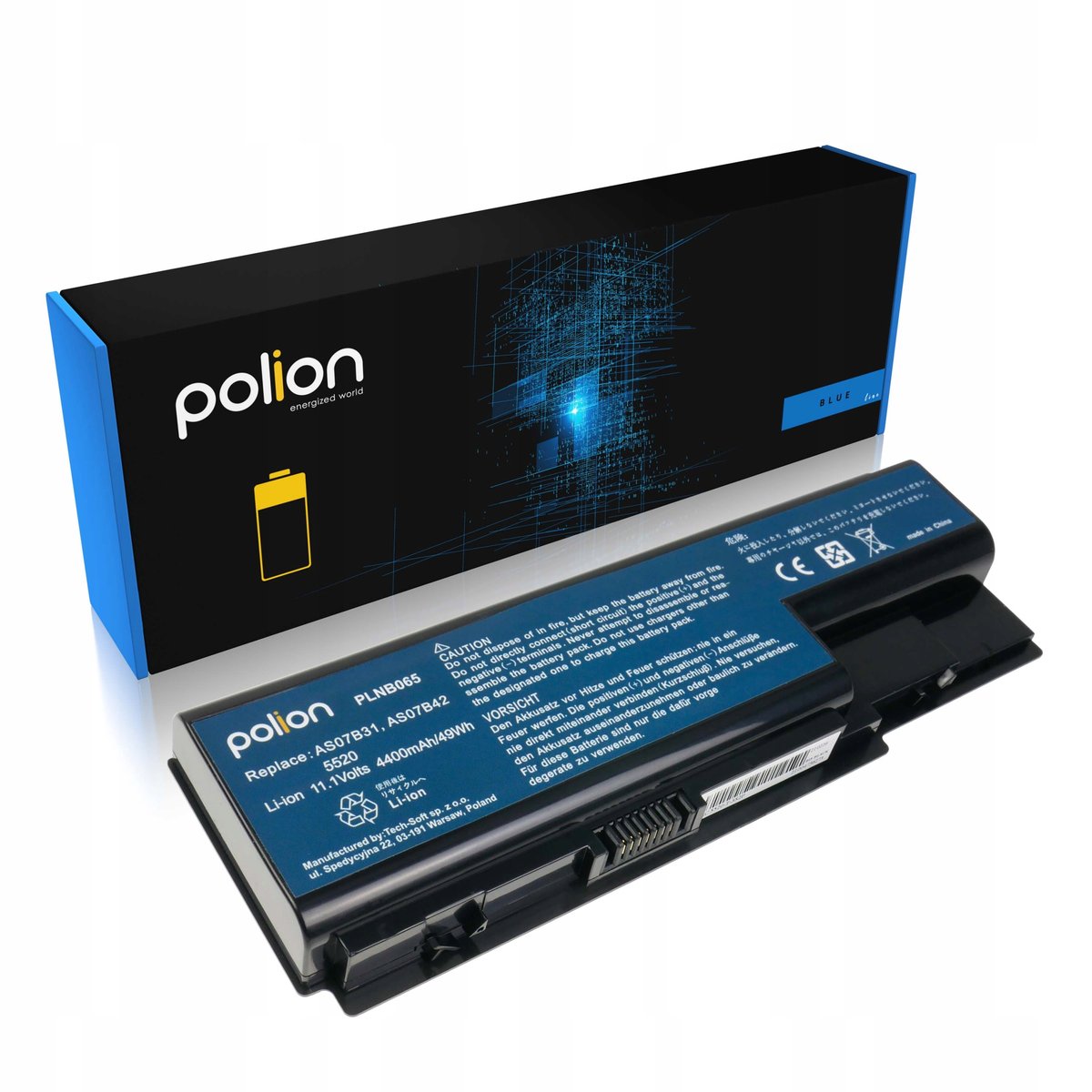 Bateria AS07B31 do Acer 5315 5520 5720Z 5920G