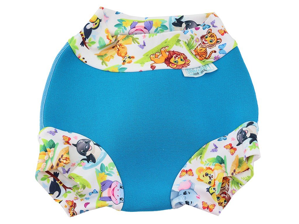 Pieluszka wielorazowa Niebieska do pływania XL