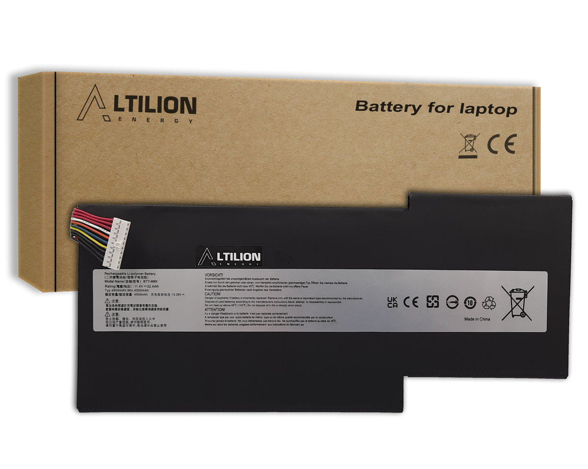 Bateria BTY-M6K do MSI Stealth Pro GF63 / GF65 / GF75