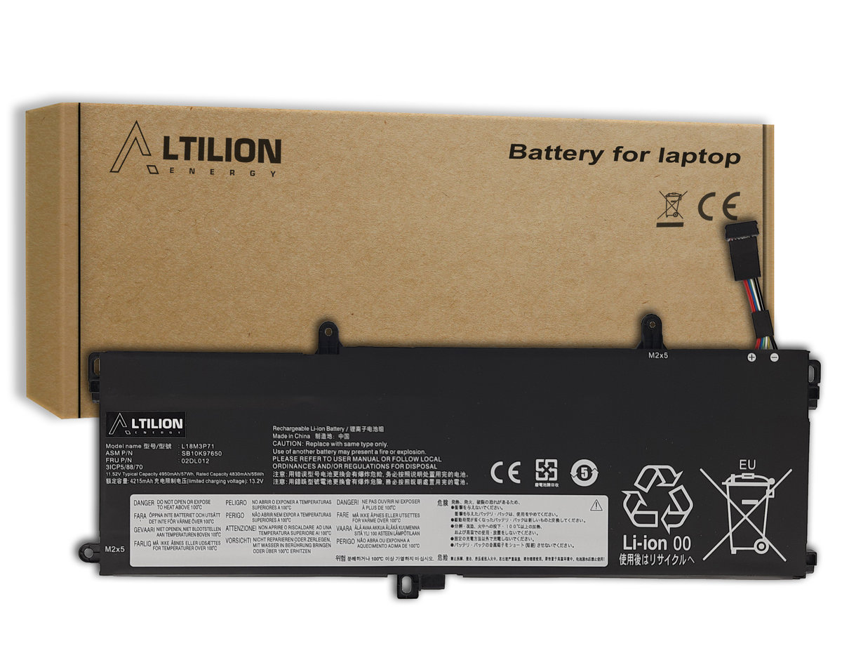 Bateria L18M3P71 L18L3P71 do Lenovo ThinkPad T15 / T590 / P53S / P15S