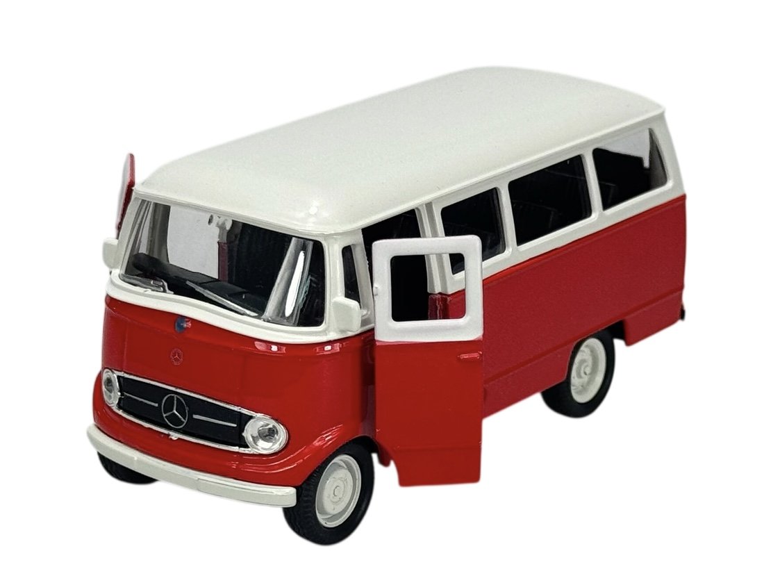 WELLY OLD TIMER MERCEDES-BENZ O 319 CZERWONY 1:34 SAMOCHÓD NOWY METALOWY MODEL