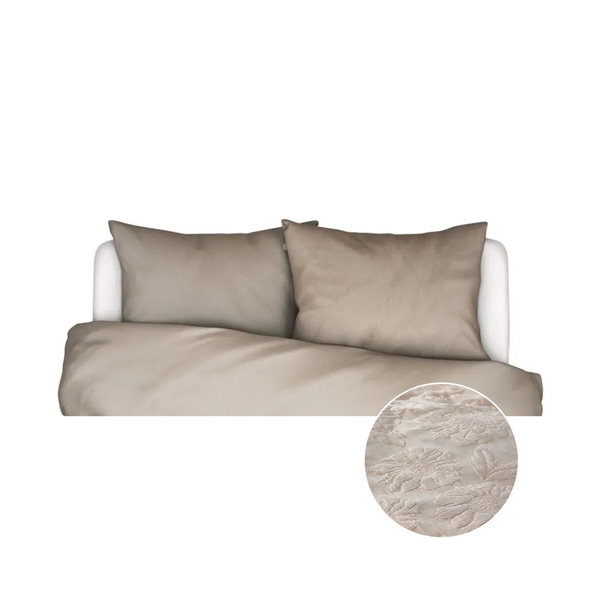 Essenza Komplet 2 poszewek na poduszki Philippine 70x80cm beżowy