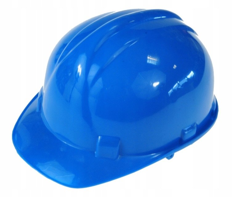 Kask Ochronny Niebieski Atestowany
