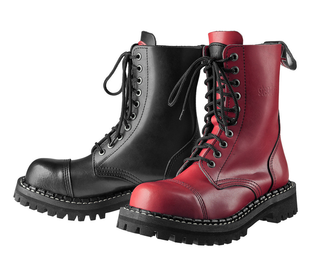 glany STEADY'S - 10 dziurek, BLACK/RED (STE/10/1/2) DWA KOLORY-44