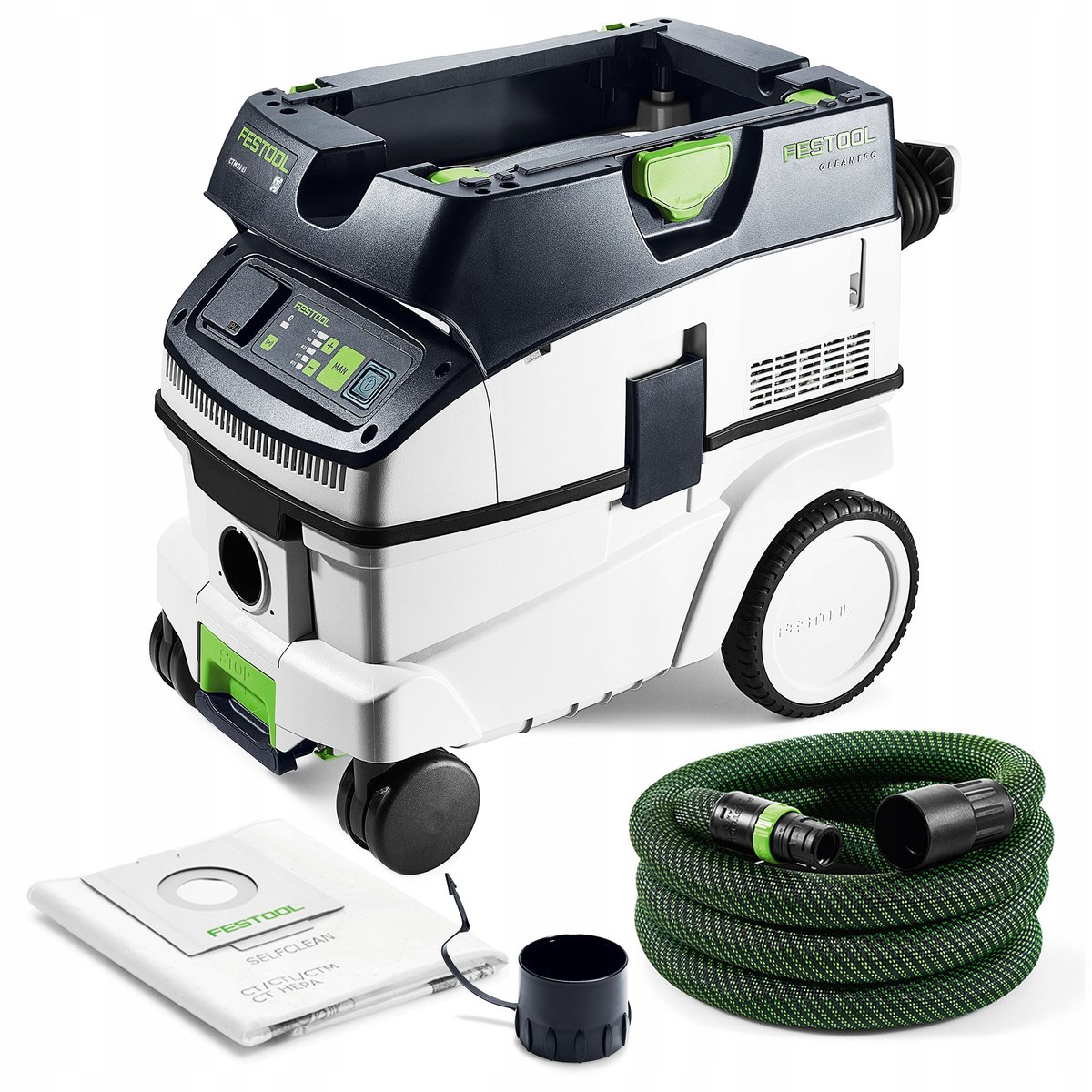 ODKURZACZ CTM 26 Festool Mobilny BLUETOOTH DOTYKOWY PANEL WĄŻ WOREK 577918