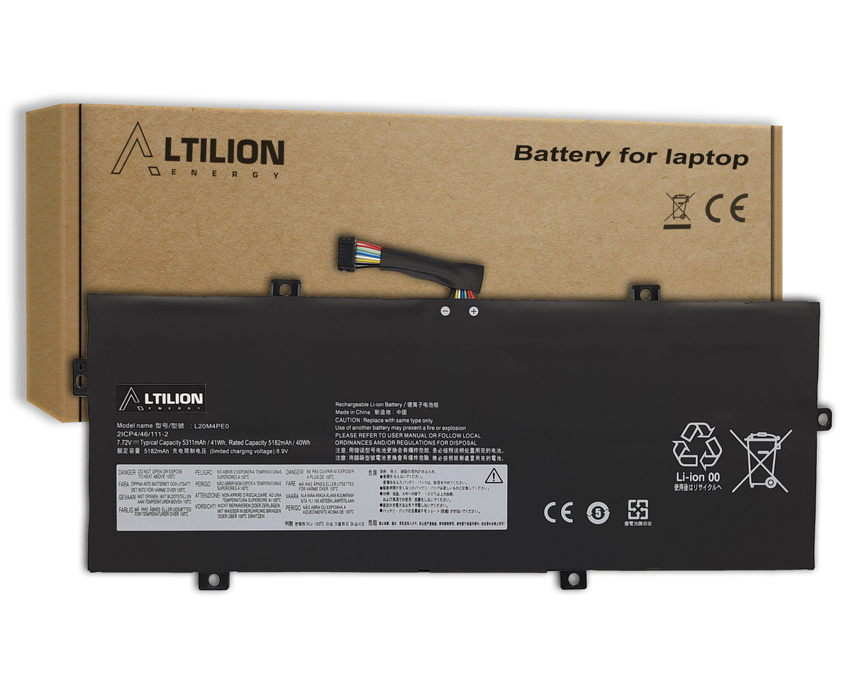 Bateria L20M4PE0 L20C4PE0 do Lenovo Yoga Duet 7-13ITL6