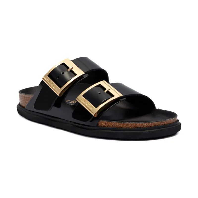 Birkenstock Skórzane klapki Arizona Droplet Buckle narrow fit