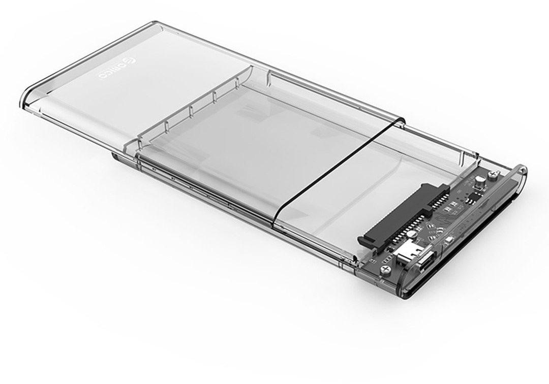 Kieszeń obudowa na dysk 2139C3 2.5'' HDD / SSD USB-C 5Gb/s - przezroczysta ORICO