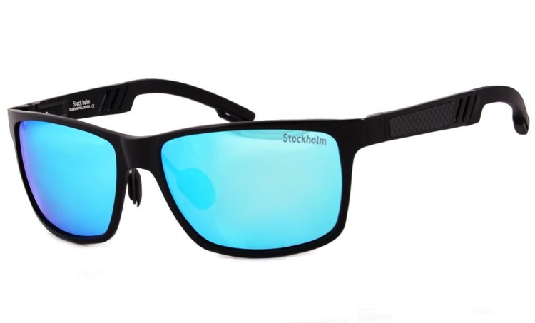 Lustrzanki aluminiowe okulary nerdy STOCKHOLM z polaryzacja 9022-c1