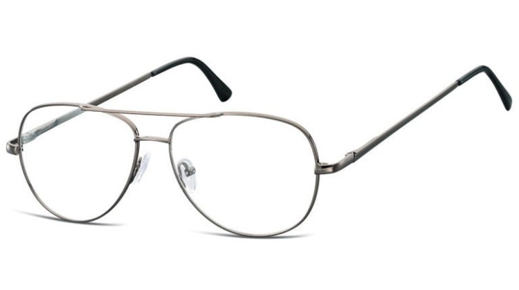 Aviator zerowki Okulary Oprawki metalowe korekcyjne 790A