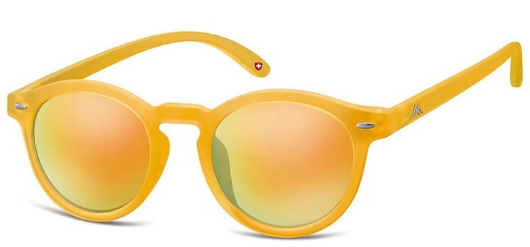 Okulary lenonki Montana MS28D żółte lustrzanki