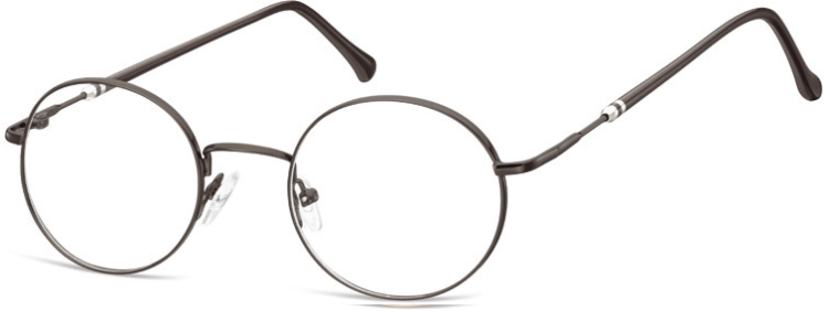 Lenonki okrągłe Okulary oprawki optyczne 926D czarne