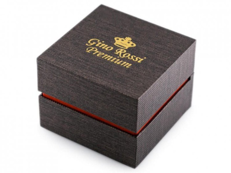 Prezentowe pudełko na zegarek - GINO ROSSI PREMIUM - BROWN
