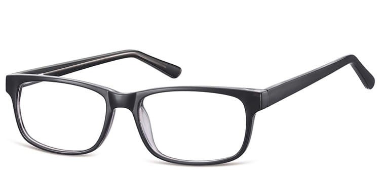 Zerówki klasyczne oprawki Sunoptic CP154A czarny+jasny