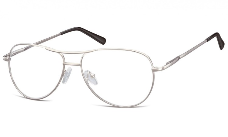 Okulary oprawki Pilotki metalowe korekcyjne 699E