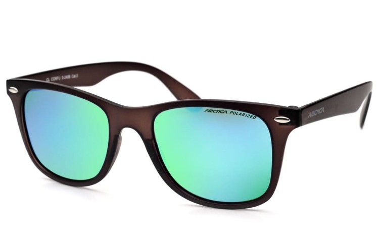 Okulary Arctica S-240A lustrzane nerdy z polaryzacją