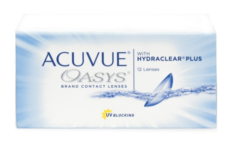 Soczewki kontaktowe ACUVUE OASYS 6 szt. moc -0,75