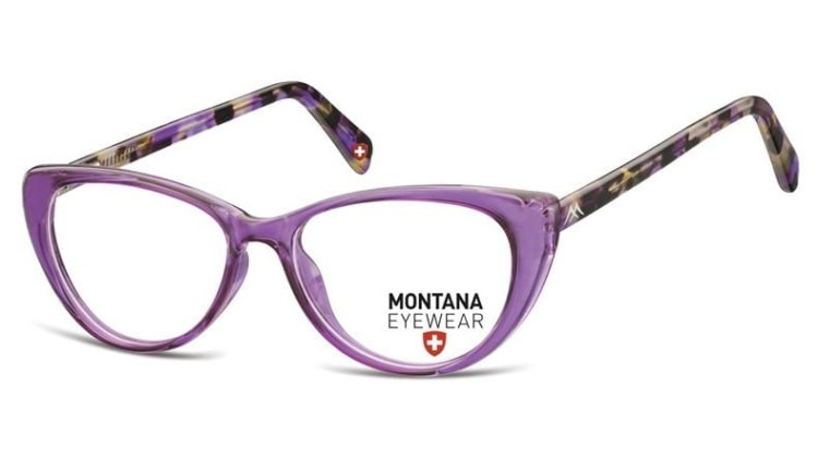 Okulary oprawki korekcyjne Kocie Montana MA57D jasno-purpurowe