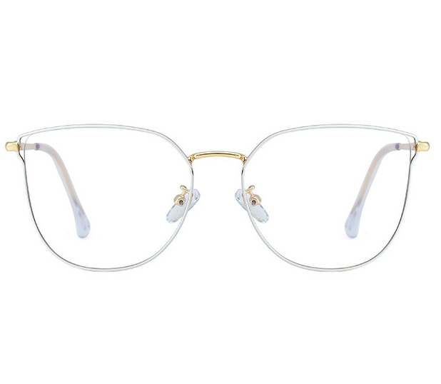 Okulary kocie do komputera damskie z filtrem BLUE Light zerówki 2555B (wideo)