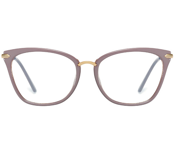 Okulary kocie do komputera damskie z filtrem BLUE Light zerówki 2574-4