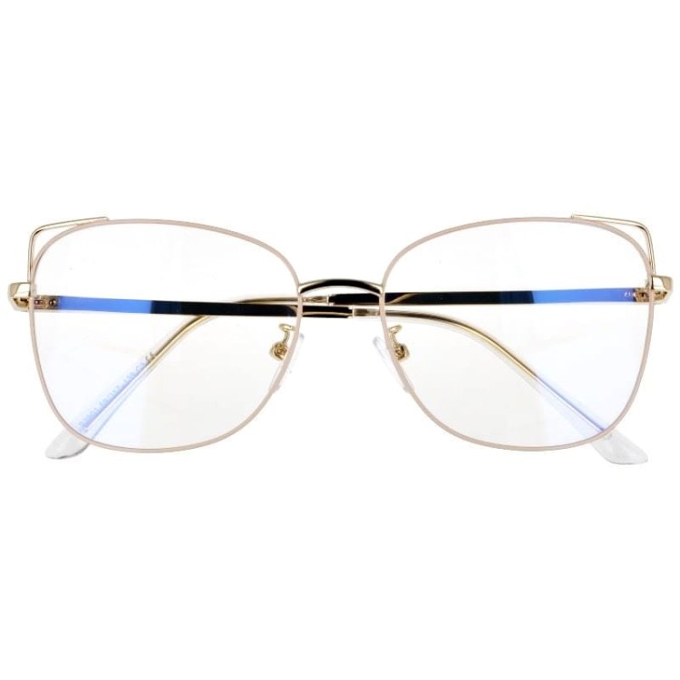 Okulary kocie do komputera damskie z filtrem BLUE Light zerówki 2573-2